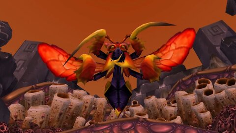 World of Warcraft Classic Ayamiss The Hunter Raid Boss Battle