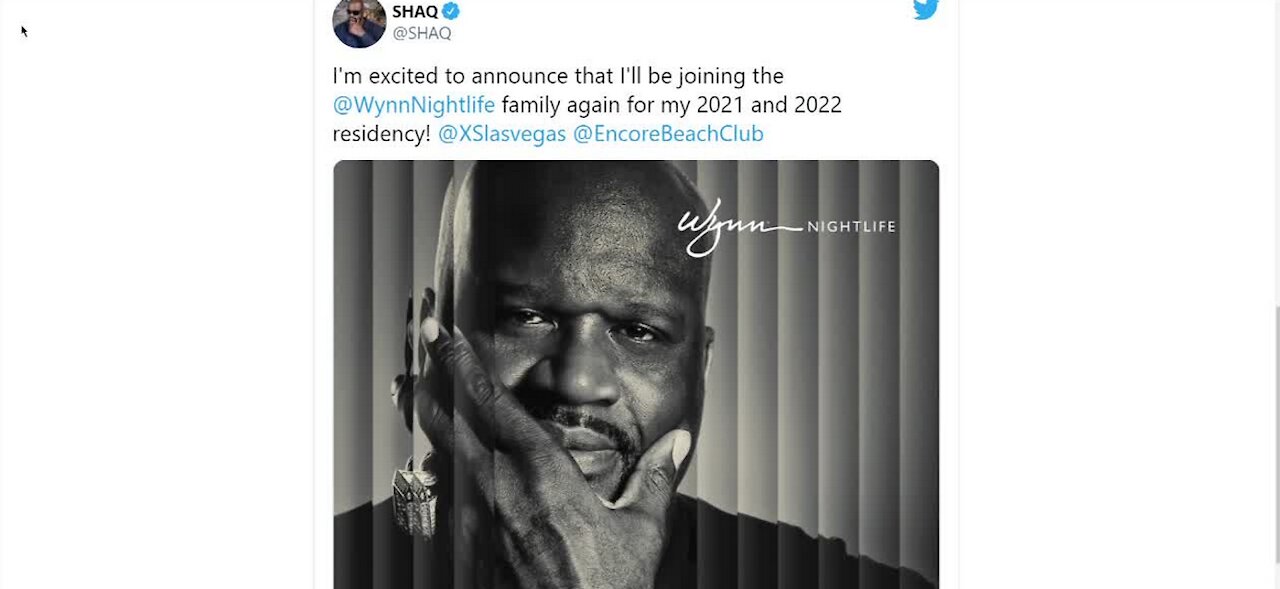 Shaq to join Wynn Las Vegas nightlife as DJ