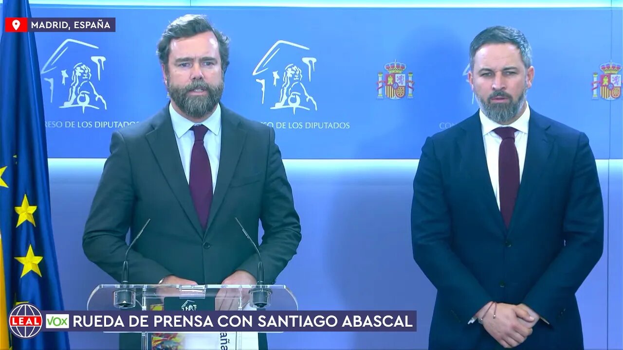 🇪🇸 VOX · Briefing con el Presidente Santiago Abascal y el Portavoz Iván Espinosa (20 dic 2022)