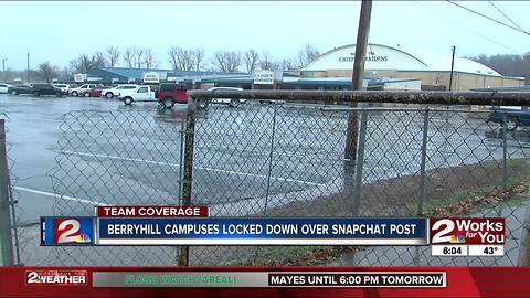 Berryhill campuses locked down over threat