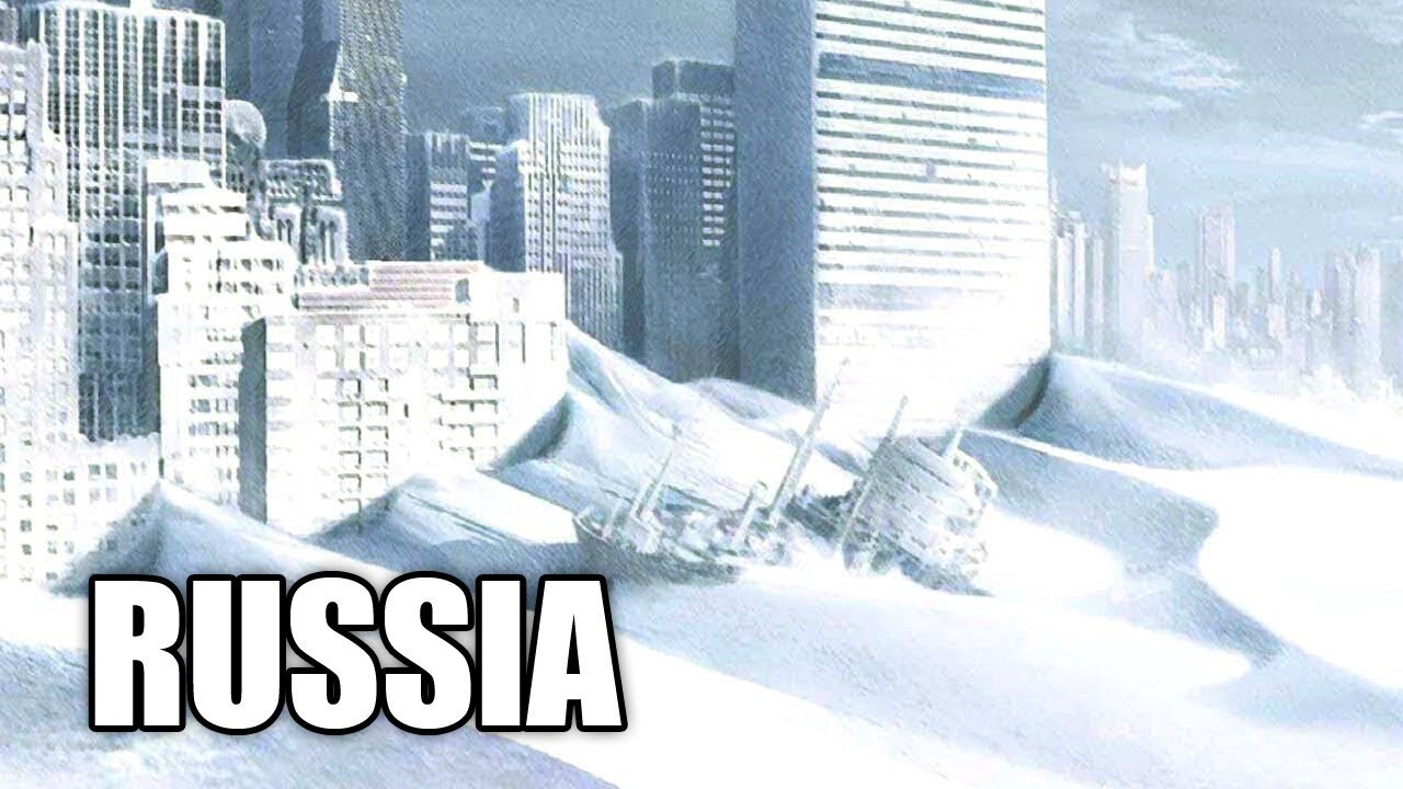 Ice ipocalypse in Russia! Strong winds and snowfall