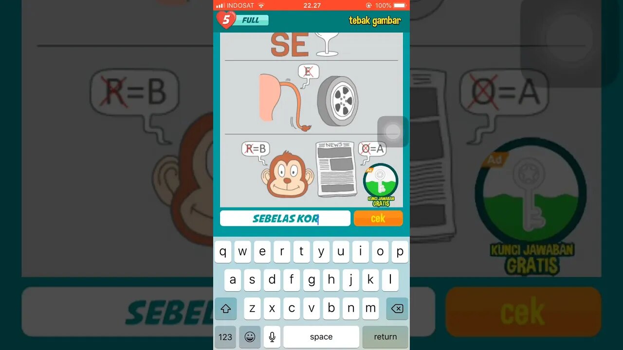 Game ini kayaknya makin kesana lama-lama jadi sebuah cerpen deh😂 #shorts #tebakgambar