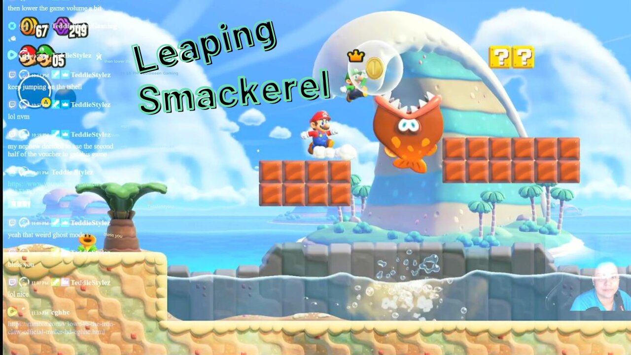 Super Mario Wonder: Leaping Smackerel