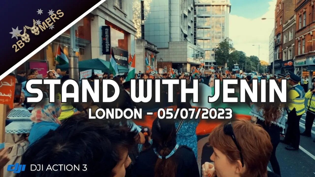 STAND WITH JENIN PALESTINE PROTEST LONDON