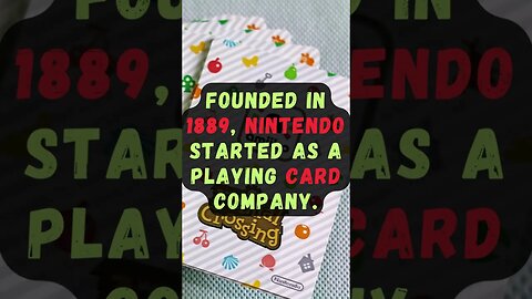 🃏🕵️‍♂️Uncovering a Fact of History!! #shortsfact #historicalfacts #historyfacts #nintendo #1889