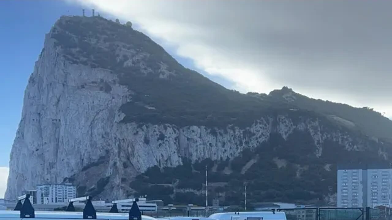 Saturday Morning Live at Gibraltar Airport easyJet Taxi for Departure