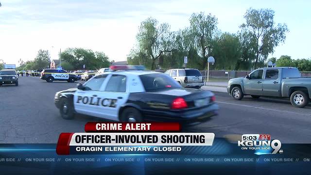 Police continue to search for suspect in officer-involved shooting