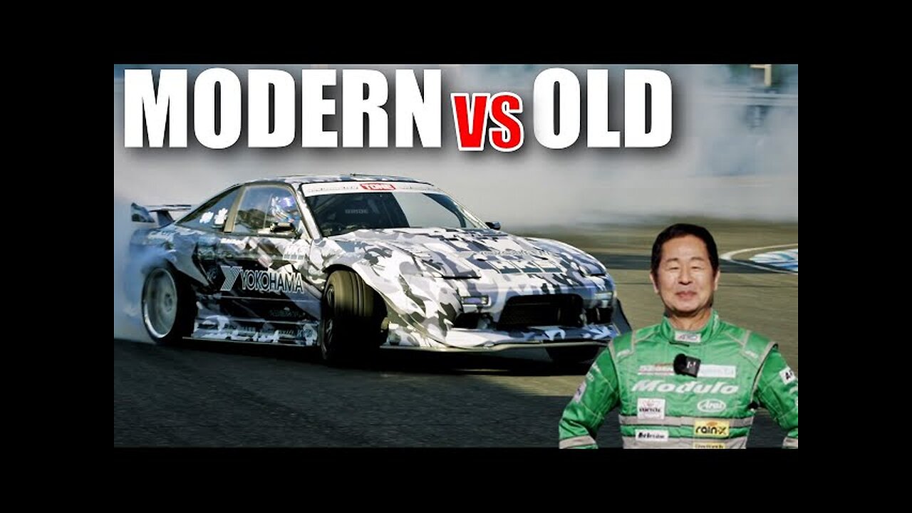 DK Tsuchiya drives Modern Drift Car - What's the difference in modern and old drifting?