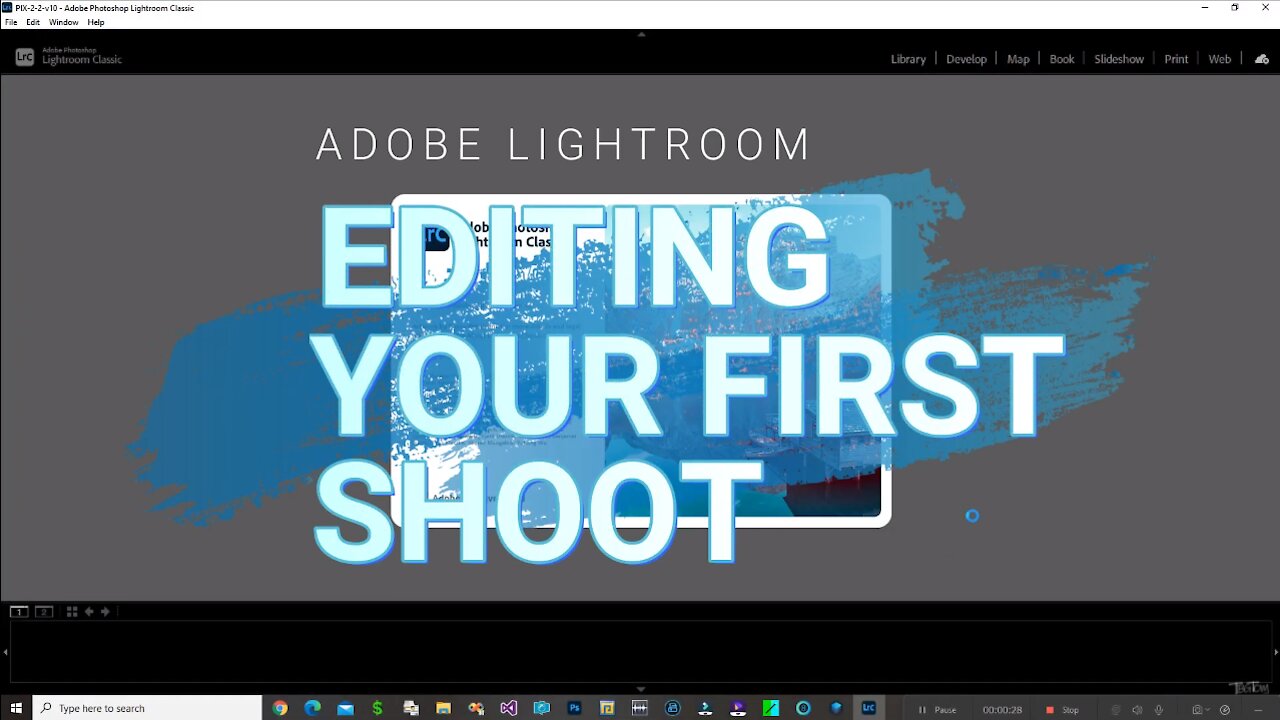 Photography : Editing Your First Shoot with Adobe Lightroom