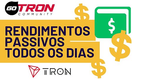 🚨UGENTE! GO TRON - 2º SAQUE COM PAGAMENTO INSTANTÂNEO