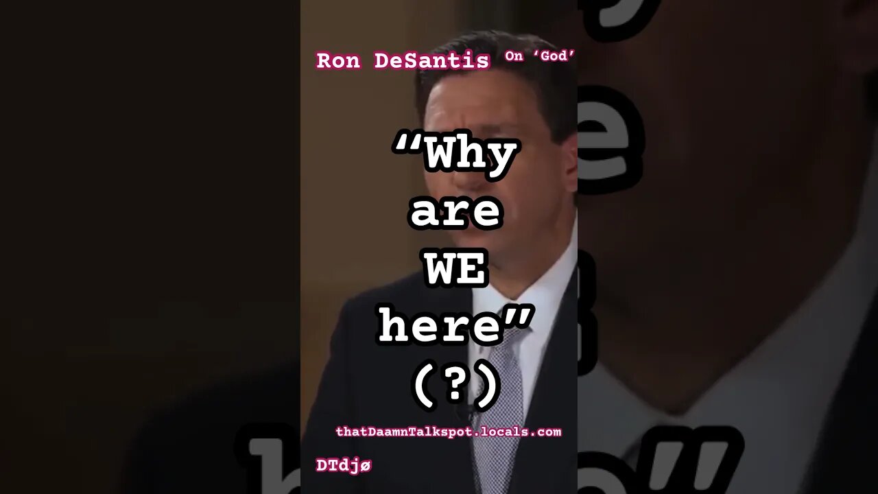 ⁠’The clip where #rondesantis became #DaamnSantis’ #DD62123 (DD=#DailyDaamn -#MissedNewsDiffViews )