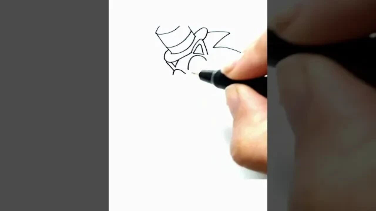 How to draw and paint Sonic Magician Halloween #shorts