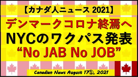 デンマークのコロナ対策大転換 NYC ～”No Jab No Job”～