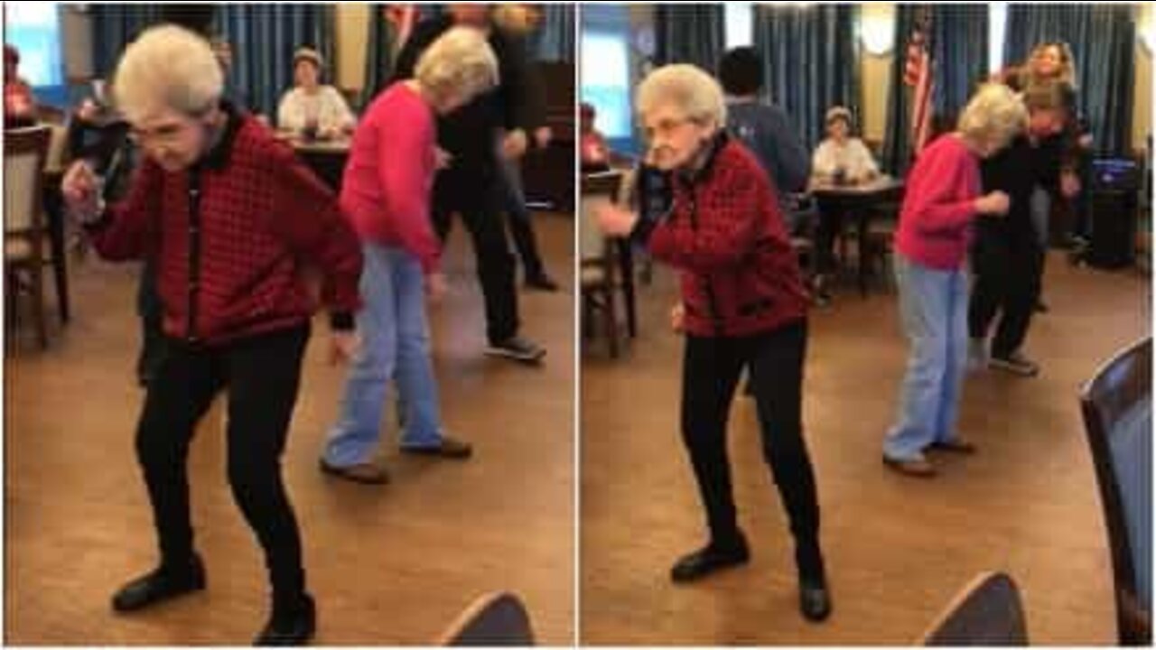 This woman proves there's no age limit on dancing!