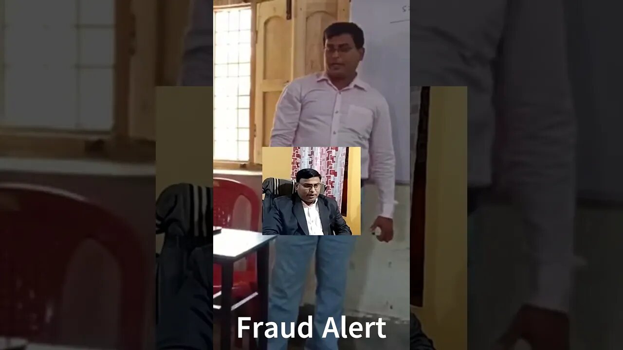 Fraud alert Mahesh Parsad Jharkhand #Fraud #fraudalert #scham