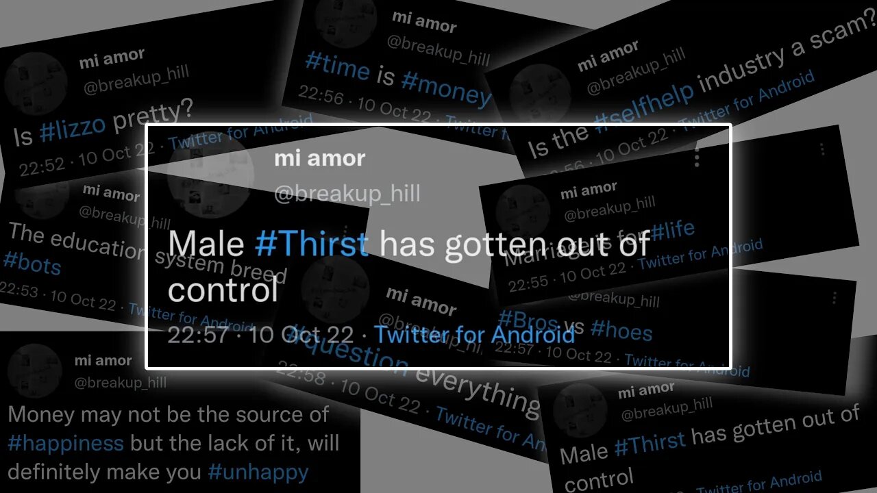 Episode 2: Male #thirst has gotten out of control