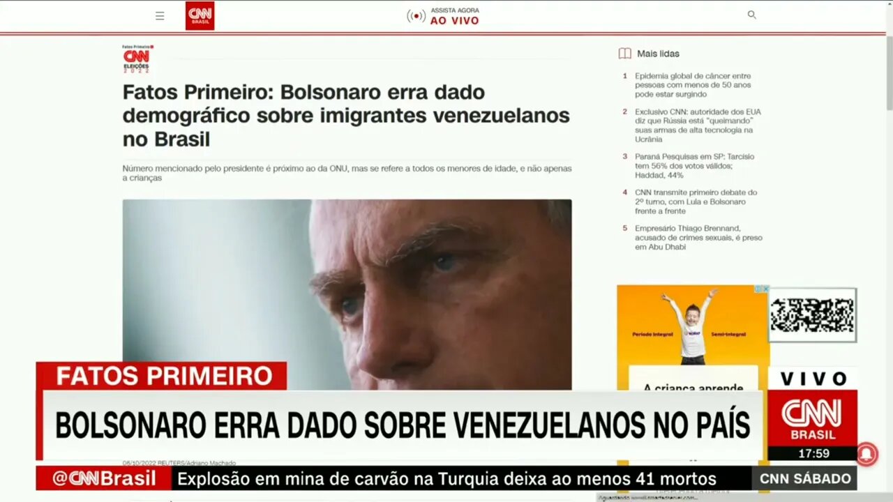 Bolsonaro erra dado sobre venezuelanos no Brasil | @SHORTS CNN