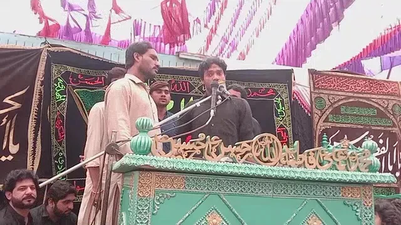 Qasida Tere Lai Hussain fer sarwar Aya hai ||Zakir Sabtain Ali Bhatti ||