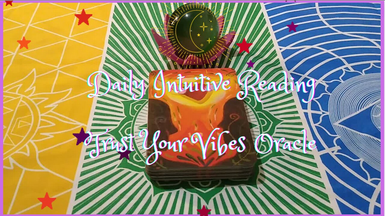 Trust Your Vibes Oracle ~ Daily Intuitive Reading ~ Self Interpretation