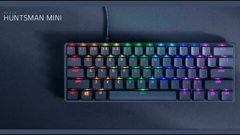 Razer Huntsman Mini 60 percent Gaming Keyboard Fast Keyboard Switches