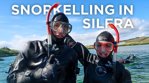 Snorkelling between continental plates in Silfra | Iceland Ring Road Trip (Day 9)