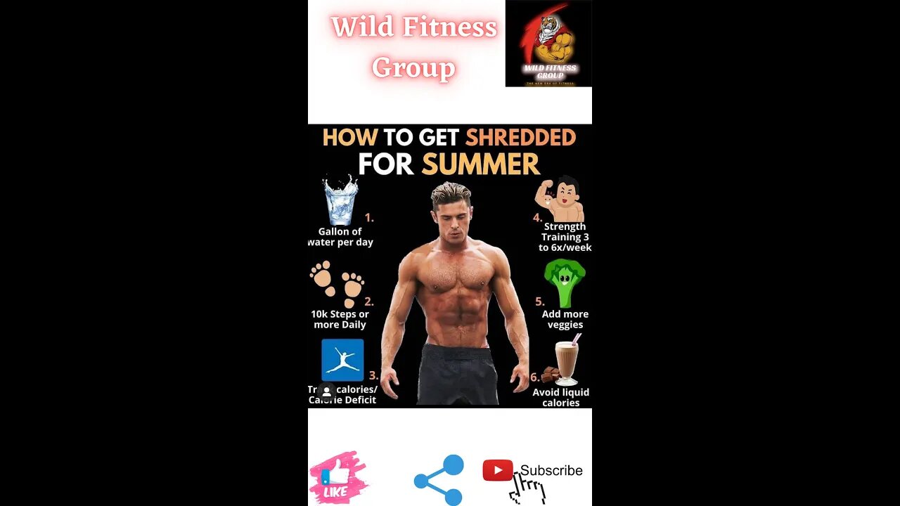 🔥How to get shredded for summer🔥#fitness🔥#wildfitnessgroup🔥#shorts🔥