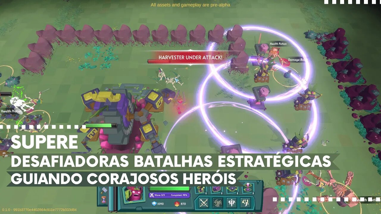 Spark Defense - Supere Desafiadoras Batalhas Estratégicas Guiando Corajosos Heróis