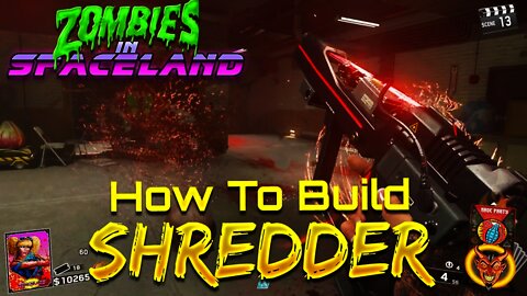 "SHREDDER" WONDER WEAPON TUTORIAL! (Infinite Warfare Zombies) - ZOMBIES IN SPACELAND EASTER EGG