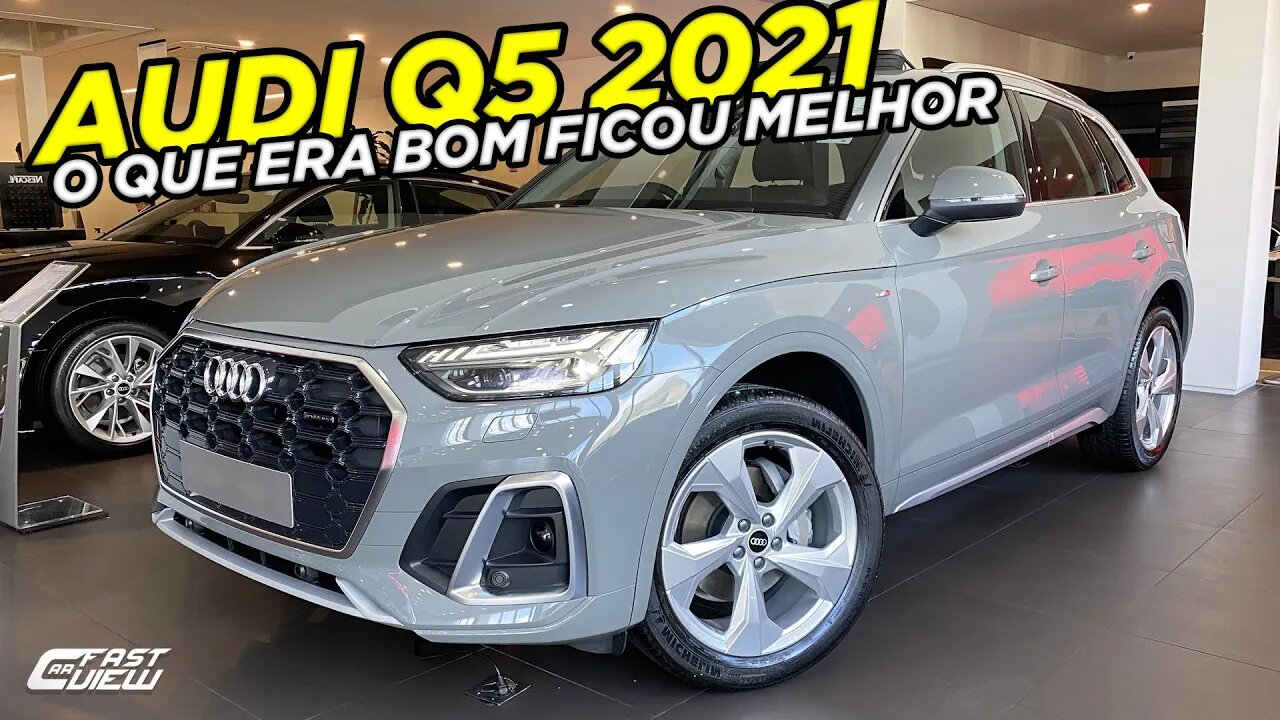 NOVO AUDI Q5 S LINE 2.0 TURBO 2021 FICHA TÉCNICA, PREÇO, CONSUMO E DETALHES