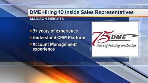 Workers Wanted: DME hiring sales representatives