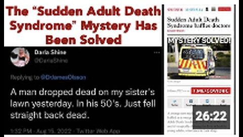 The “Sudden Adult Death Syndrome” Mystery Has Been Solved 💉💉🪦