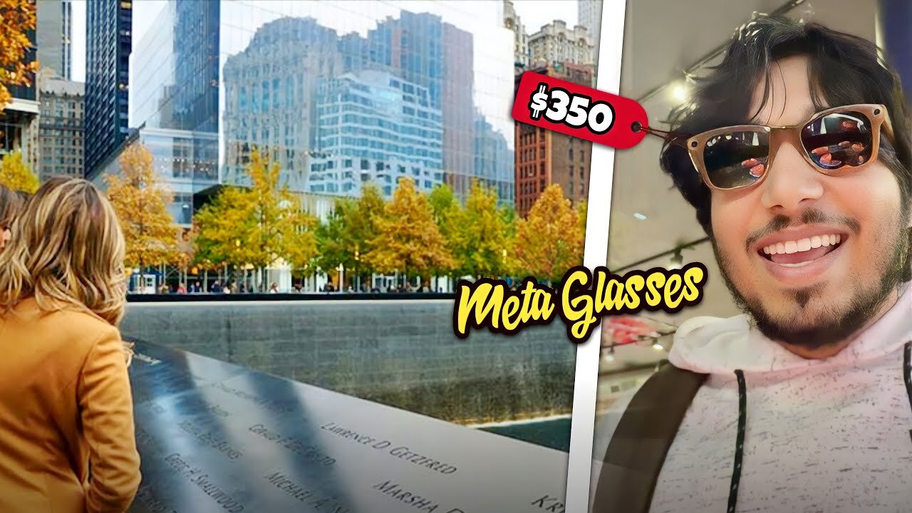 Visiting 9/11 Memorial in New York | Meta Glasses Buy Karli 😍