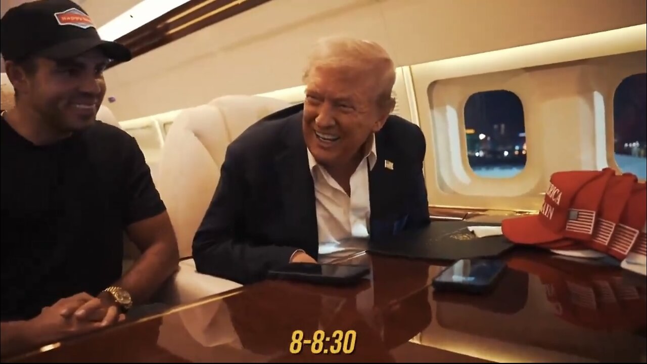 TRUMP❤️🇺🇸🥇🪽INVITES THE NELK BOYS🤍🇺🇸🏅🪽🕺🛫ON TRUMP FORCE ONE💙🇺🇸🏅🪽🛬⭐️