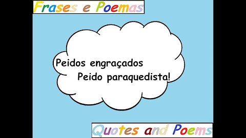 Peidos engraçados: Peido paraquedista! [Frases e Poemas]