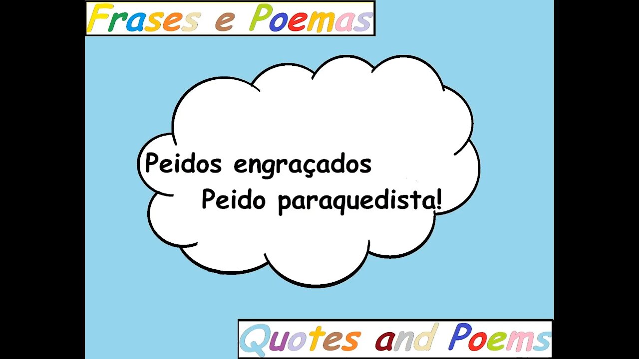 Peidos engraçados: Peido paraquedista! [Frases e Poemas]