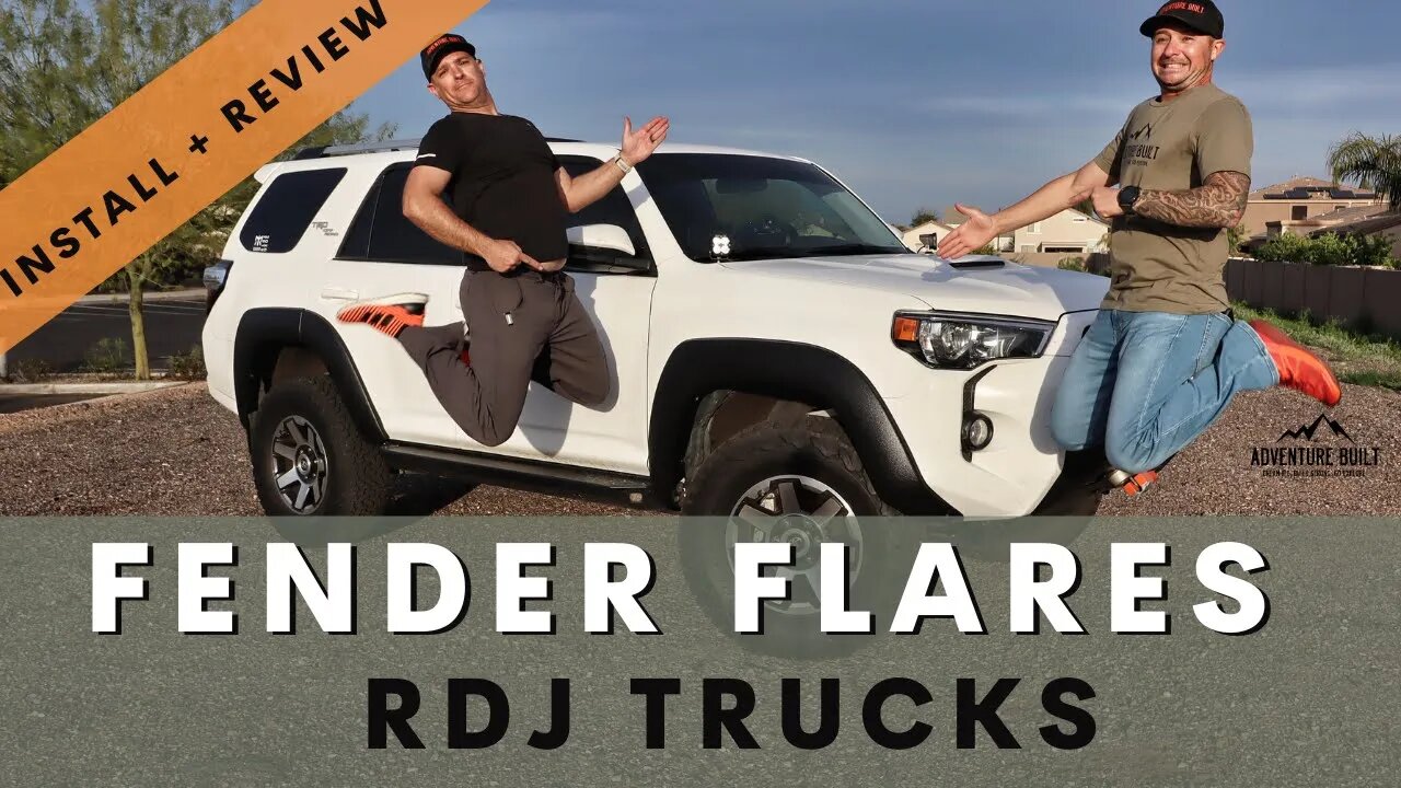 RDJ TRUCKS PRO-X-TEND STREAMLINE FENDER FLARES INSTALL on 5th Gen Toyota 4Runner