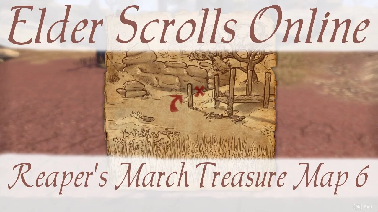 Reaper's March Treasure Map 6 [Elder Scrolls Online ESO]