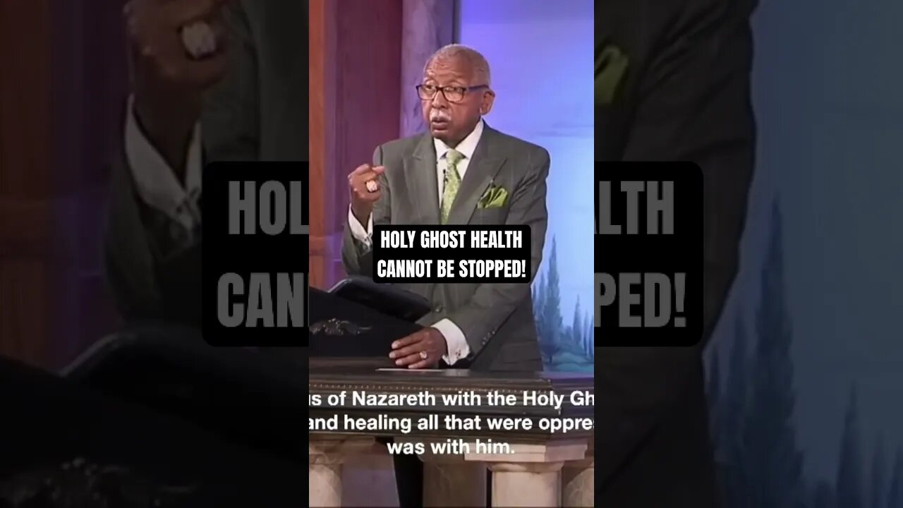 Holy Ghost health cannot be stopped by no other power!