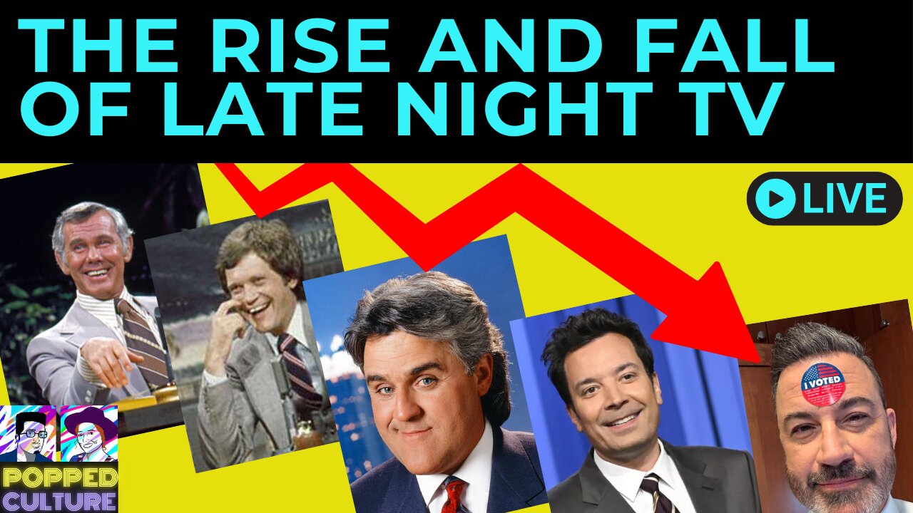 The Rise and Fall of Late Night - LIVE Popped Culture with Mystery Chris and Keri Smith