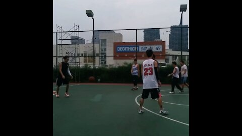 Dominating the Decathlon China street basketball