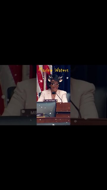 Maxine Waters As Reindeer