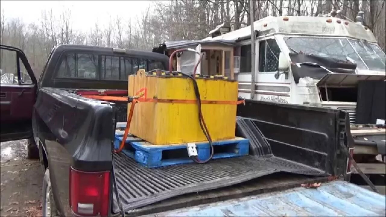 Servicing An Old Forklift Battery For Home Solar Power PT II