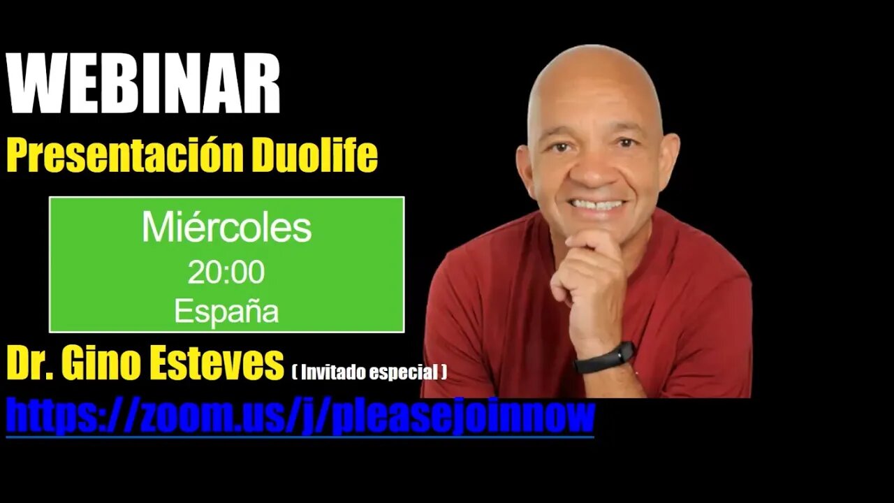 DuoLife, Presentación por GINO ESTEVES (Prof. Salud, Dr.)