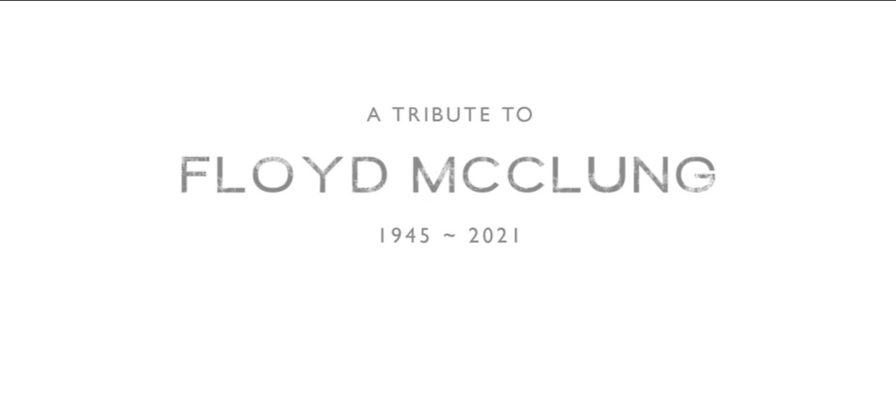 All Nations Floyd McClung Tribute - 16JUL22