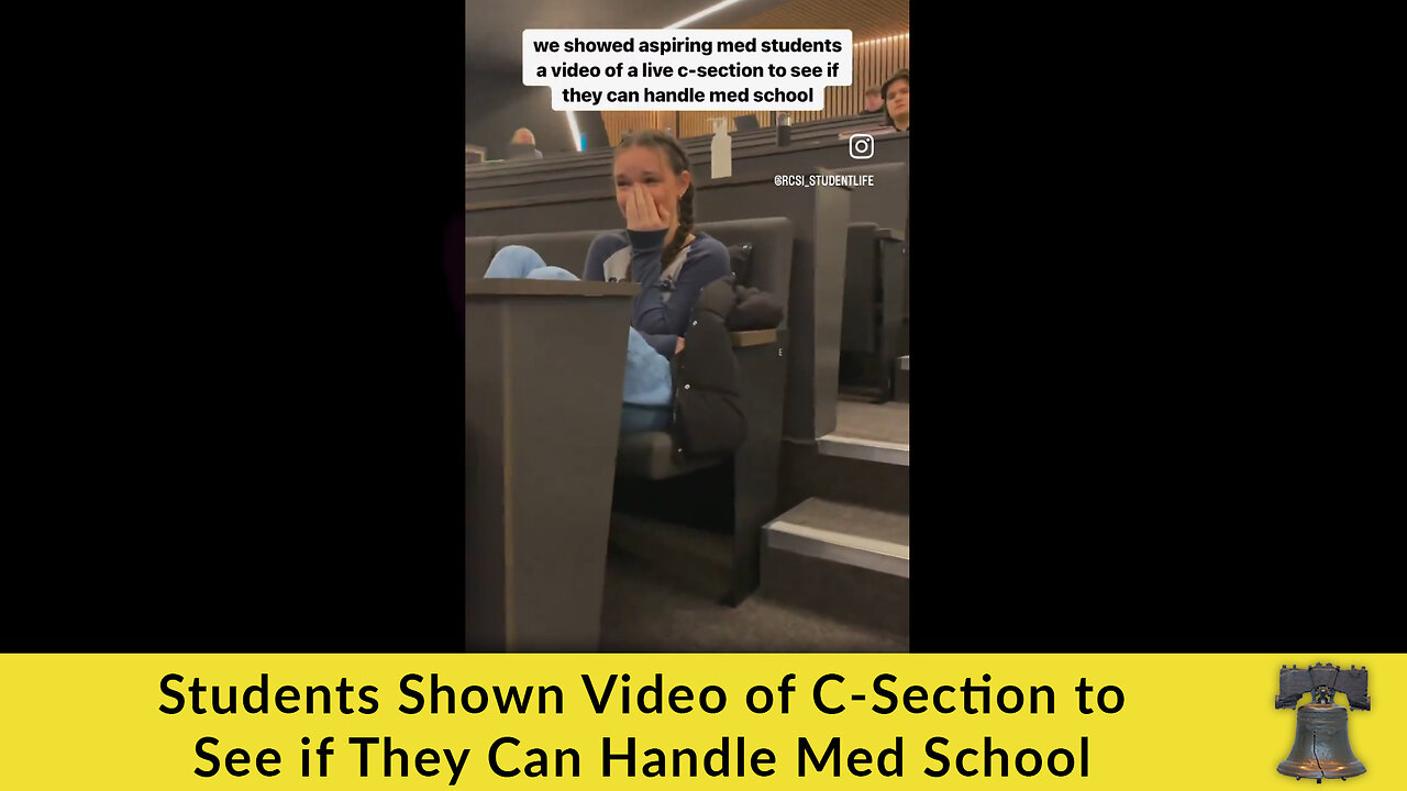 Students Shown Video of C-Section to See if They Can Handle Med School