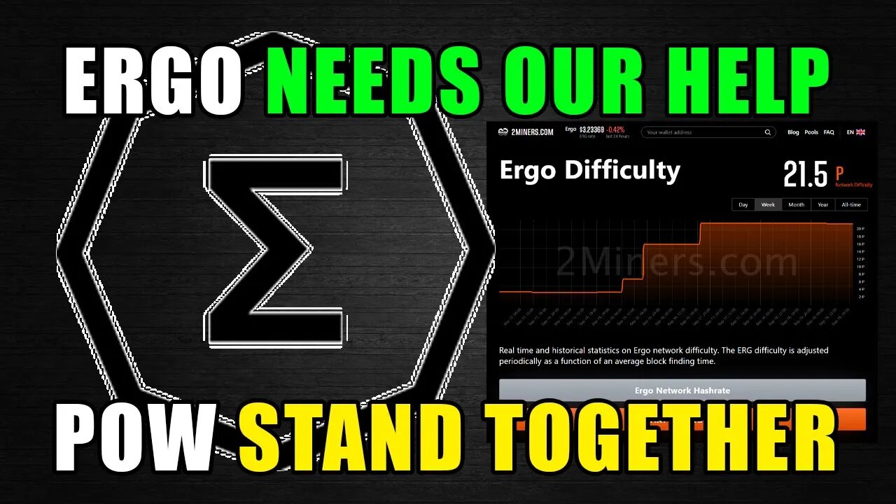 GPU Miners Call To ACTION!!! ERGO Needs Our Help