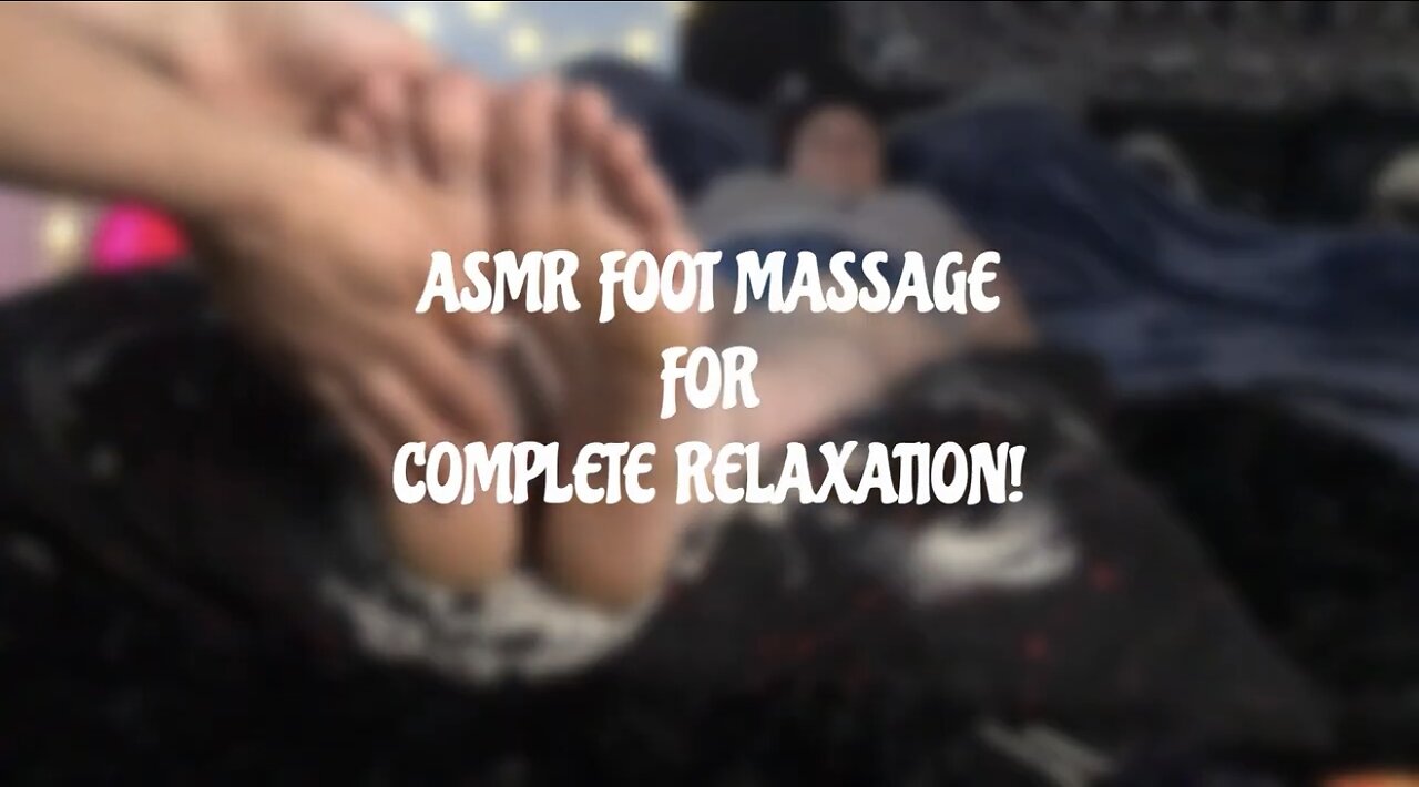 ASMR Tingly Foot Massage with Oil on Tina!