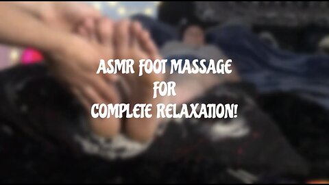 ASMR Tingly Foot Massage with Oil on Tina!