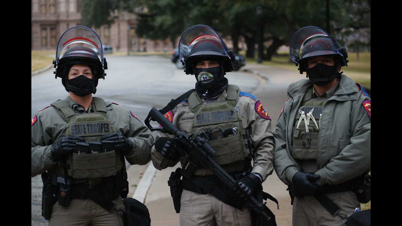 Texas State Capitol January 20th, 2021