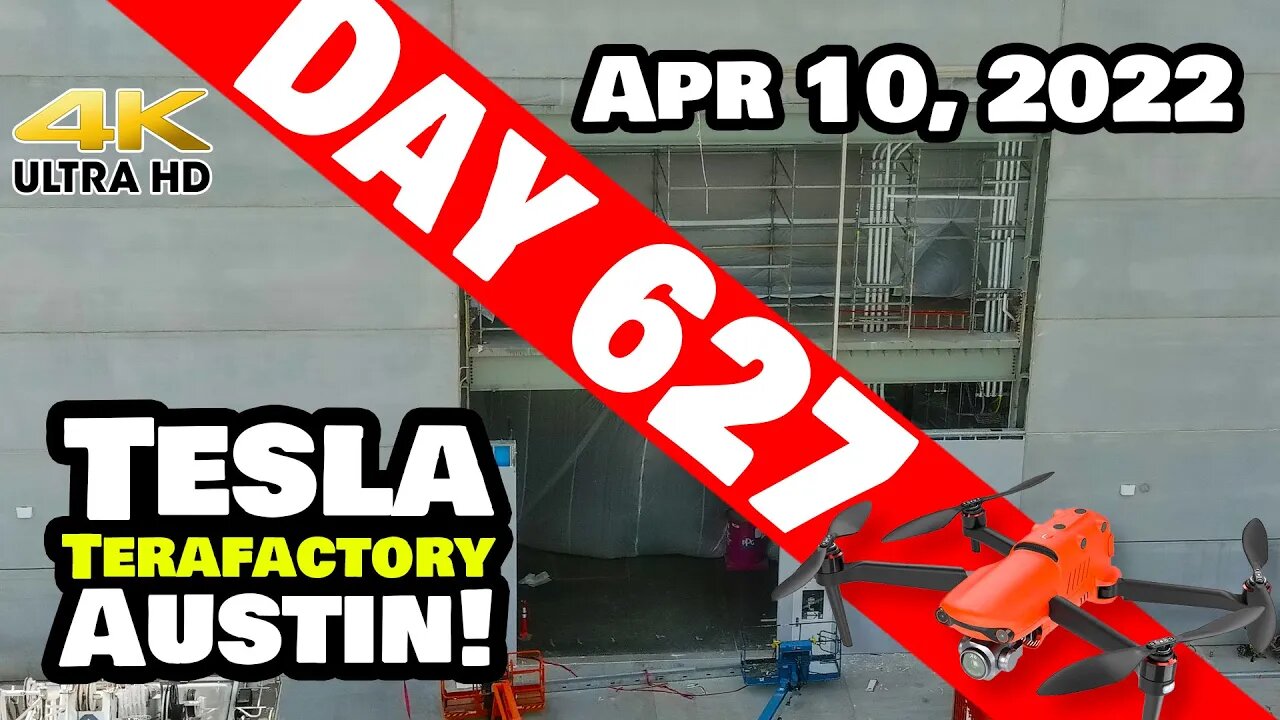 PAINT SHOP AT GIGA TEXAS GETTING UPGRADE?! - Tesla Gigafactory Austin 4K Day 627 - 4/10/22 - Tesla